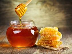 Honey consumption to enhance a member's measures