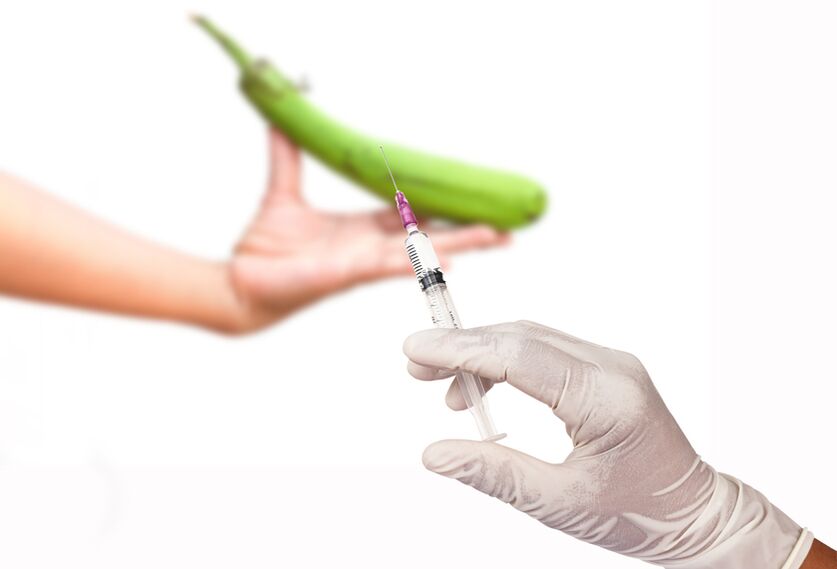Penile enlargement injection