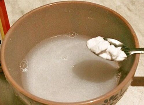 Soda solution for penis enlargement