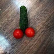 Vegetables are a symbol for little Dick on how to grow them